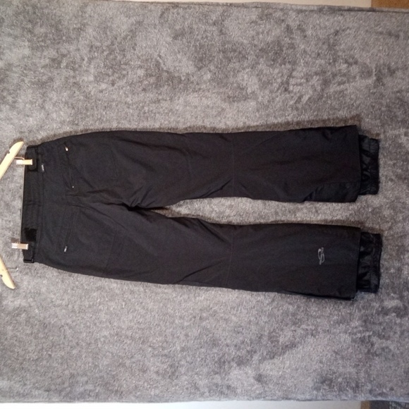 Obermeyer Black Ladies Ski Pants Vintage Ridgeline Gelanots Thermolite Size 4 - Picture 3 of 10